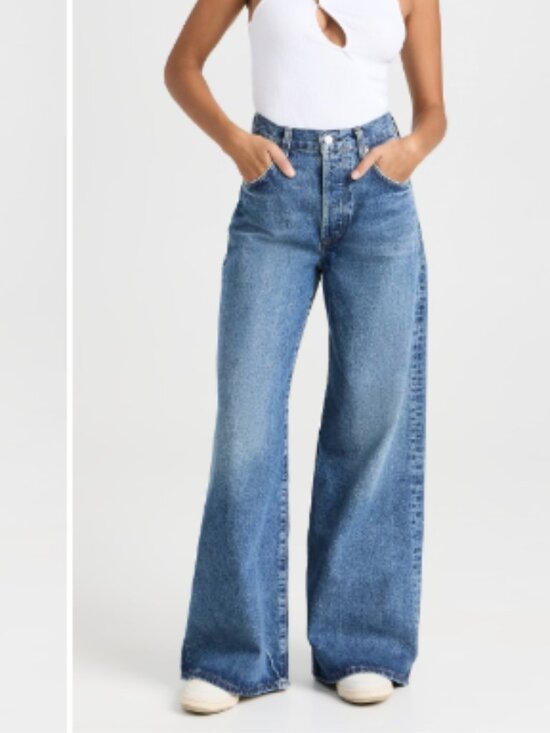 Citizens Of Humanity Denim - Citizens of Humanity Beverly Wide Leg Trouser Jeans Baggy Slouch